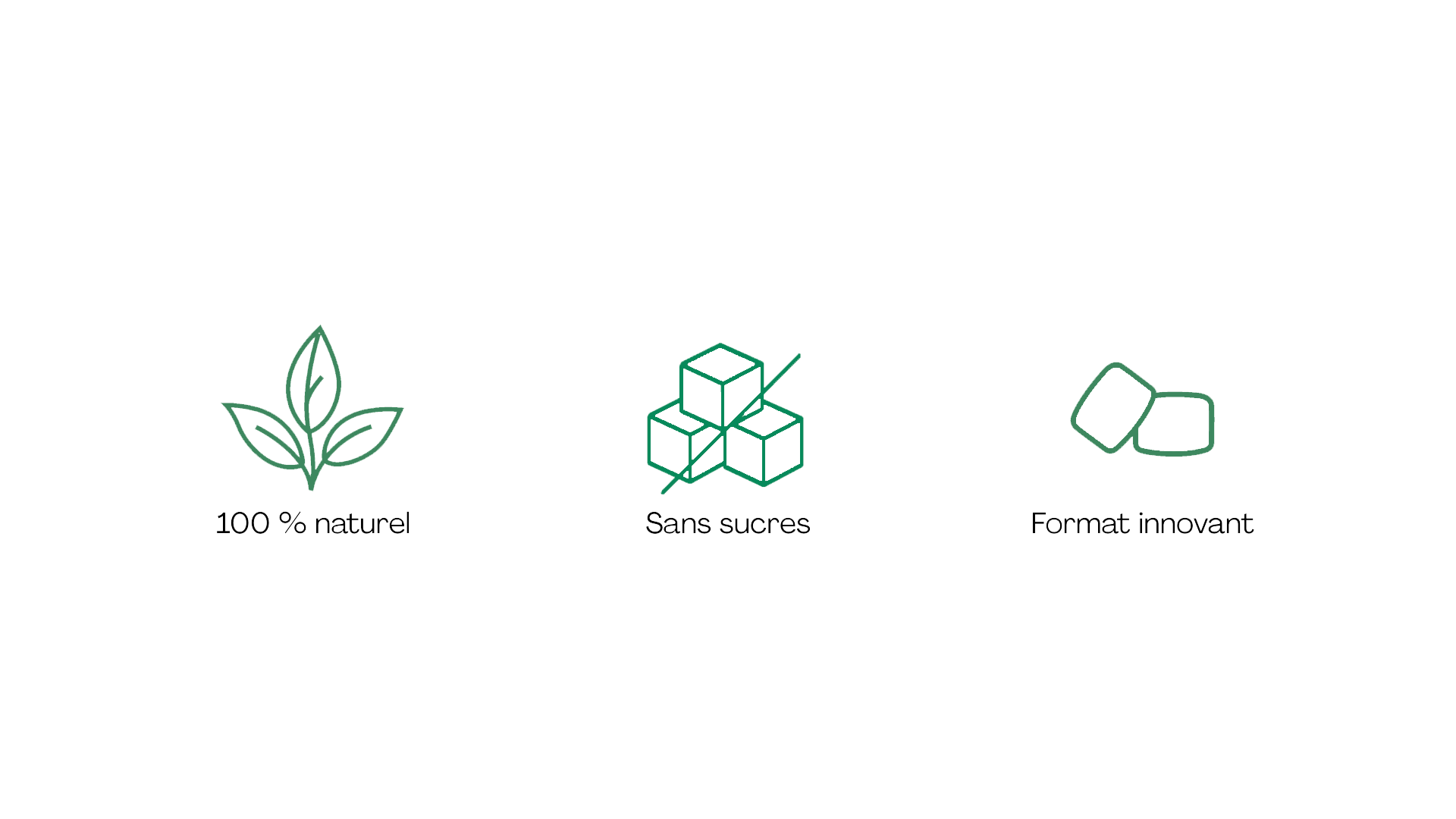 100% naturel, sans sucres, format innovant